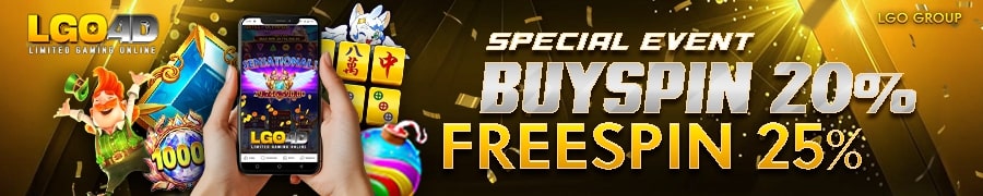 Event Freespin 25% Dan Buyspin 20%